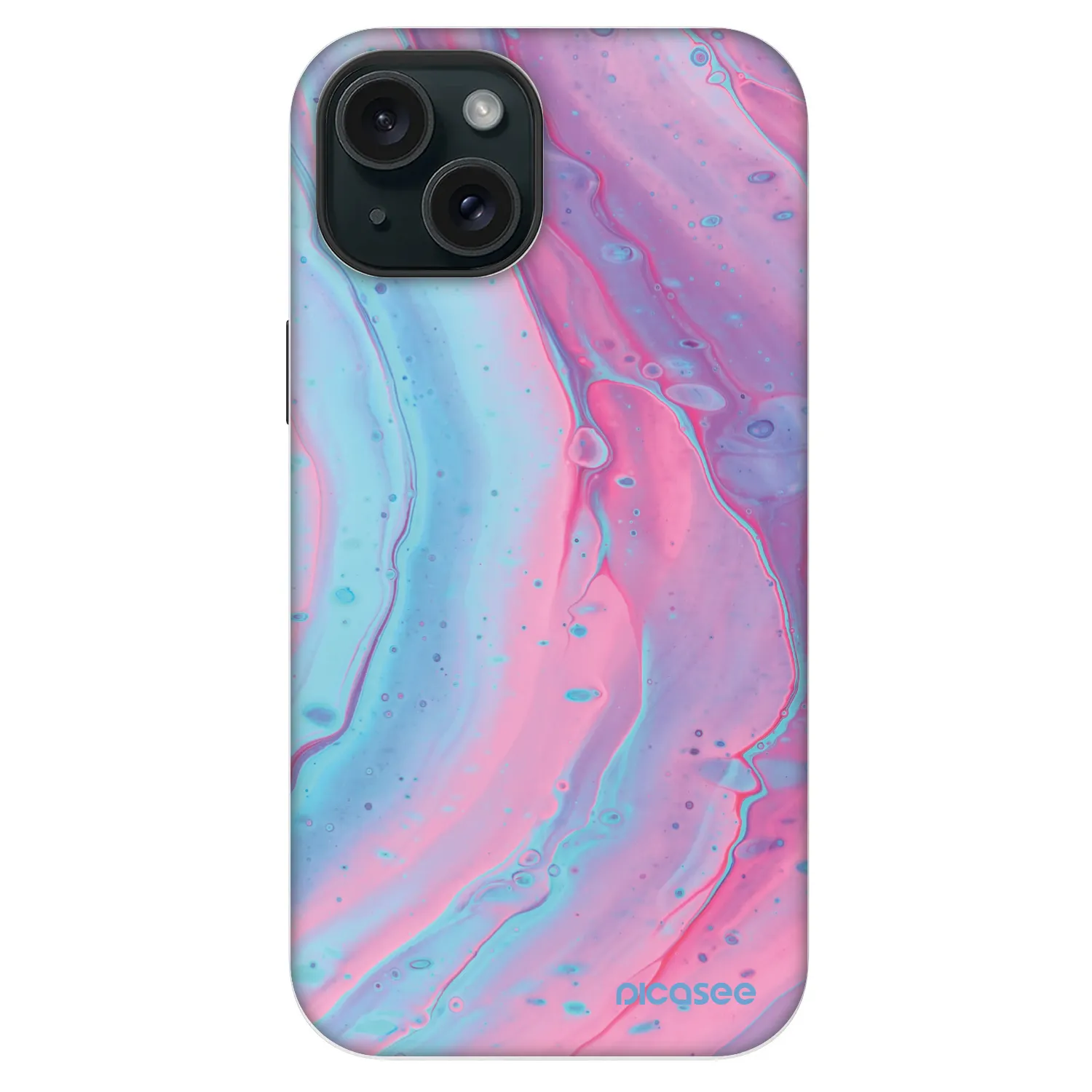 Picasee Fashion Case MagSafe für Apple iPhone 14 - Pink liquid