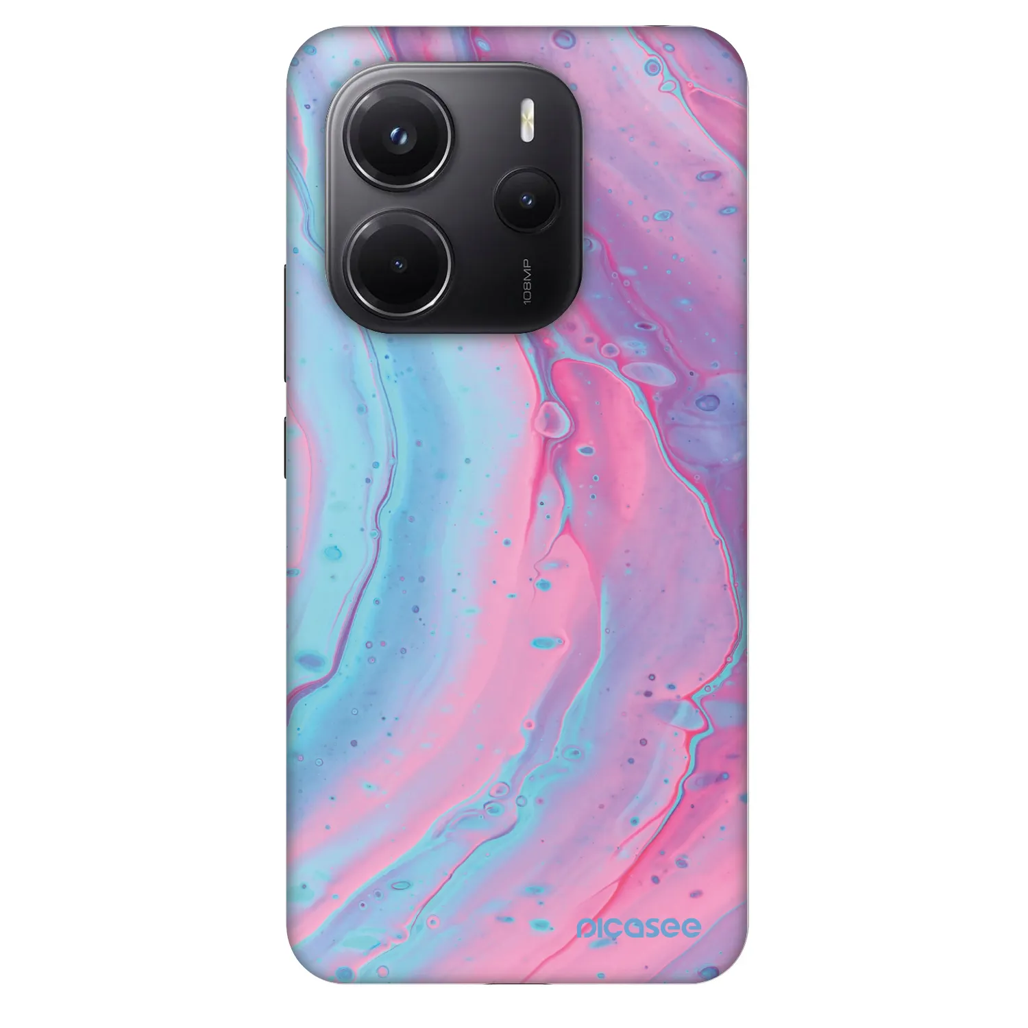 Picasee Fashion Case für Xiaomi Redmi Note 14 4G - Pink liquid