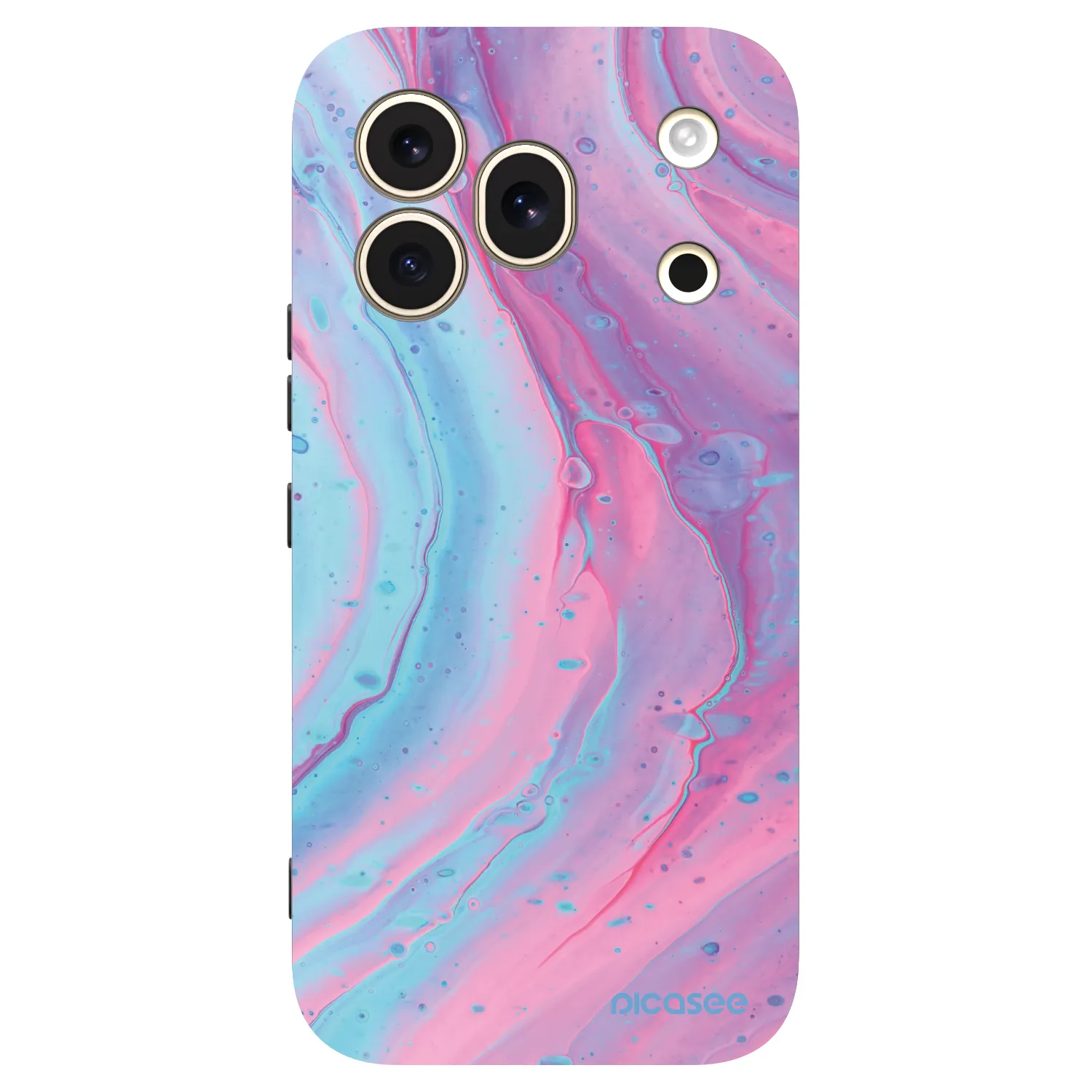 Picasee Honor 600 Pro Hülle - Schwarzes Silikon - Pink liquid