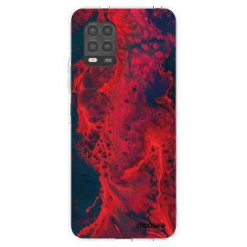 Picasee Xiaomi Mi 10 Lite Hülle - Transparentes Silikon - Organic red
