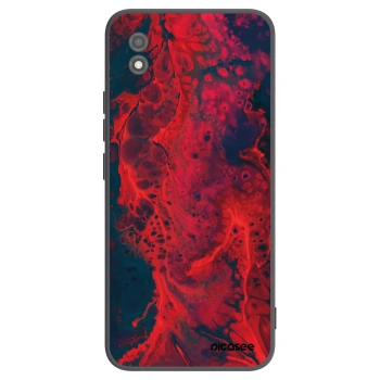 Picasee Realme C11 (2021) Hülle - Schwarzes Silikon - Organic red