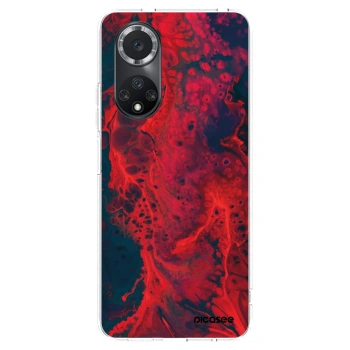 Picasee Huawei Nova 9 SE Hülle - Transparentes Silikon - Organic red
