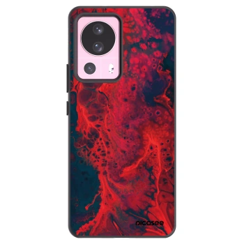 Picasee Xiaomi 13 Lite Hülle - Schwarzes Silikon - Organic red