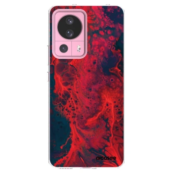 Picasee Xiaomi 13 Lite Hülle - Transparentes Silikon - Organic red