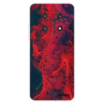 Picasee Honor Magic4 Lite 5G Hülle - Transparentes Silikon - Organic red