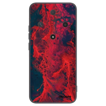 Picasee Honor Magic6 Lite 5G Hülle - Schwarzes Silikon - Organic red