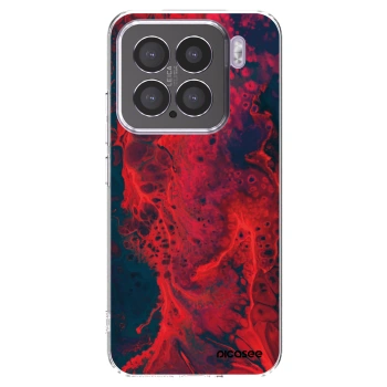 Picasee Xiaomi 15 Hülle - Transparentes Silikon - Organic red