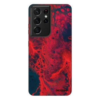 Picasee Fashion Case für Samsung Galaxy S21 Ultra 5G G998B - Organic red