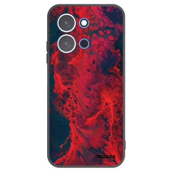 Picasee Xiaomi Redmi 15C 4G Hülle - Schwarzes Silikon - Organic red