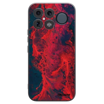 Picasee Xiaomi Poco F8 Ultra Hülle - Schwarzes Silikon - Organic red