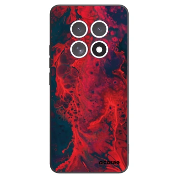Picasee Xiaomi Redmi Note 15 5G Hülle - Schwarzes Silikon - Organic red