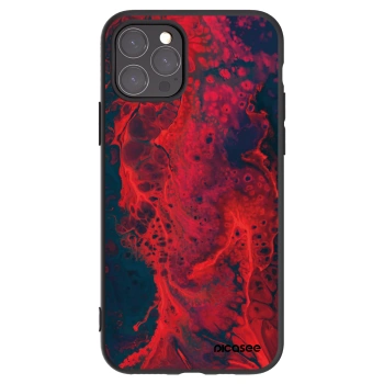 Picasee Apple iPhone 11 Pro Hülle - Schwarzes Silikon - Organic red
