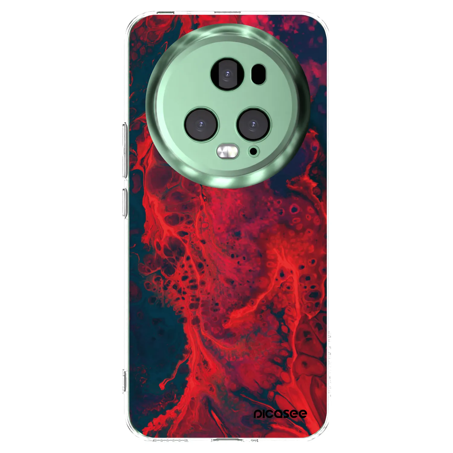 Picasee Honor Magic5 Pro Hülle - Transparentes Silikon - Organic red