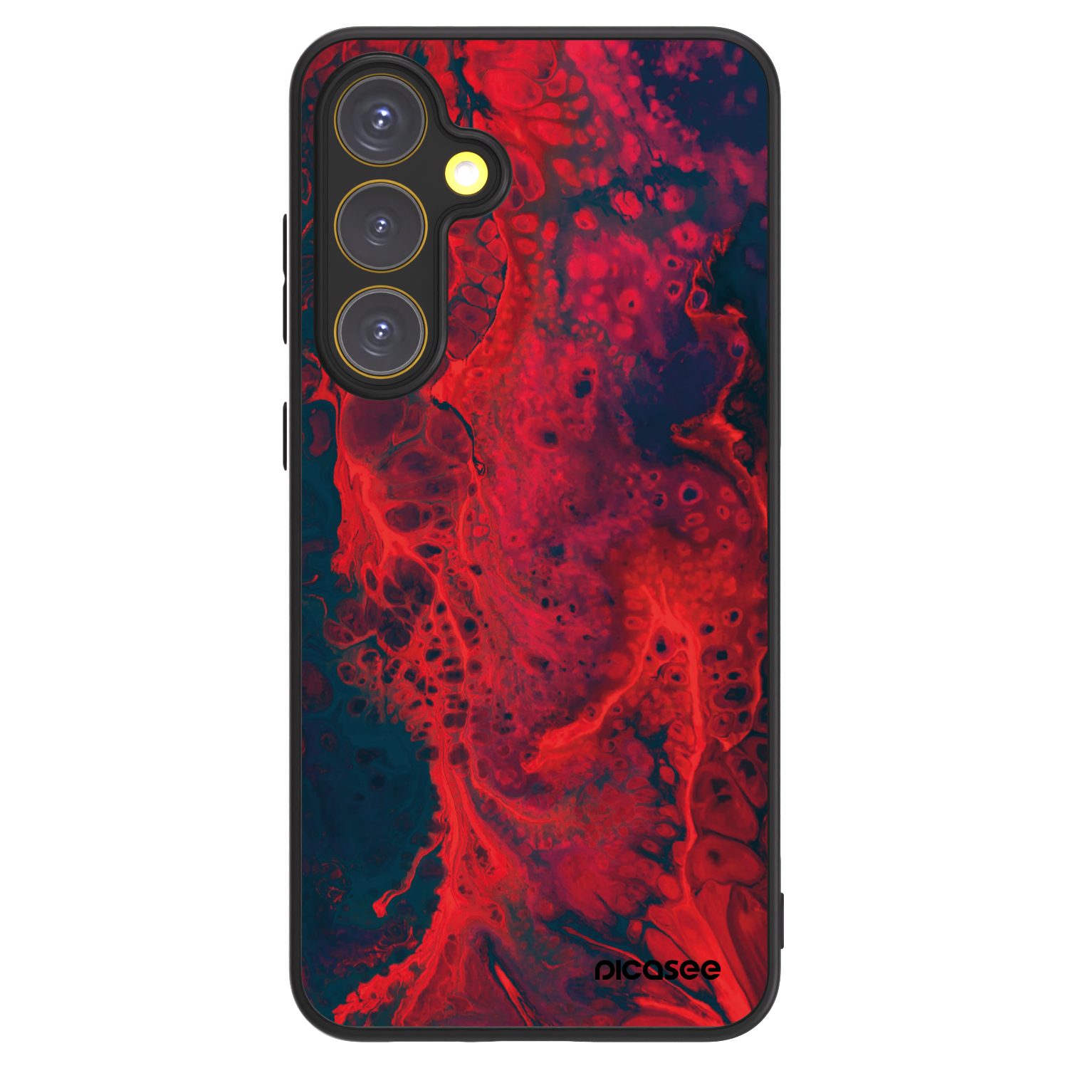 Picasee ULTIMATE CASE PowerShare für Samsung Galaxy S24 FE S721B - Organic red