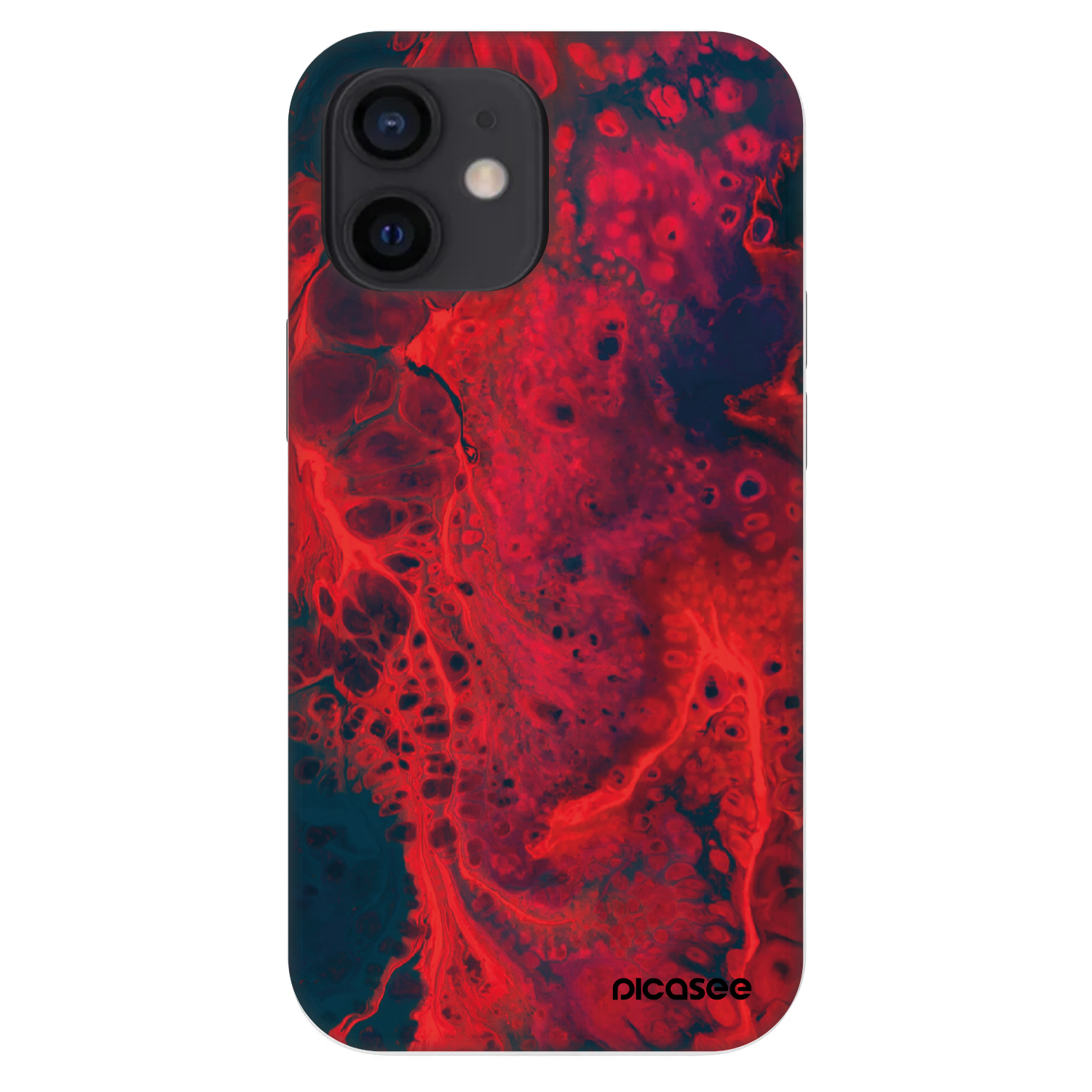 Picasee Fashion Case für Apple iPhone 12 mini - Organic red