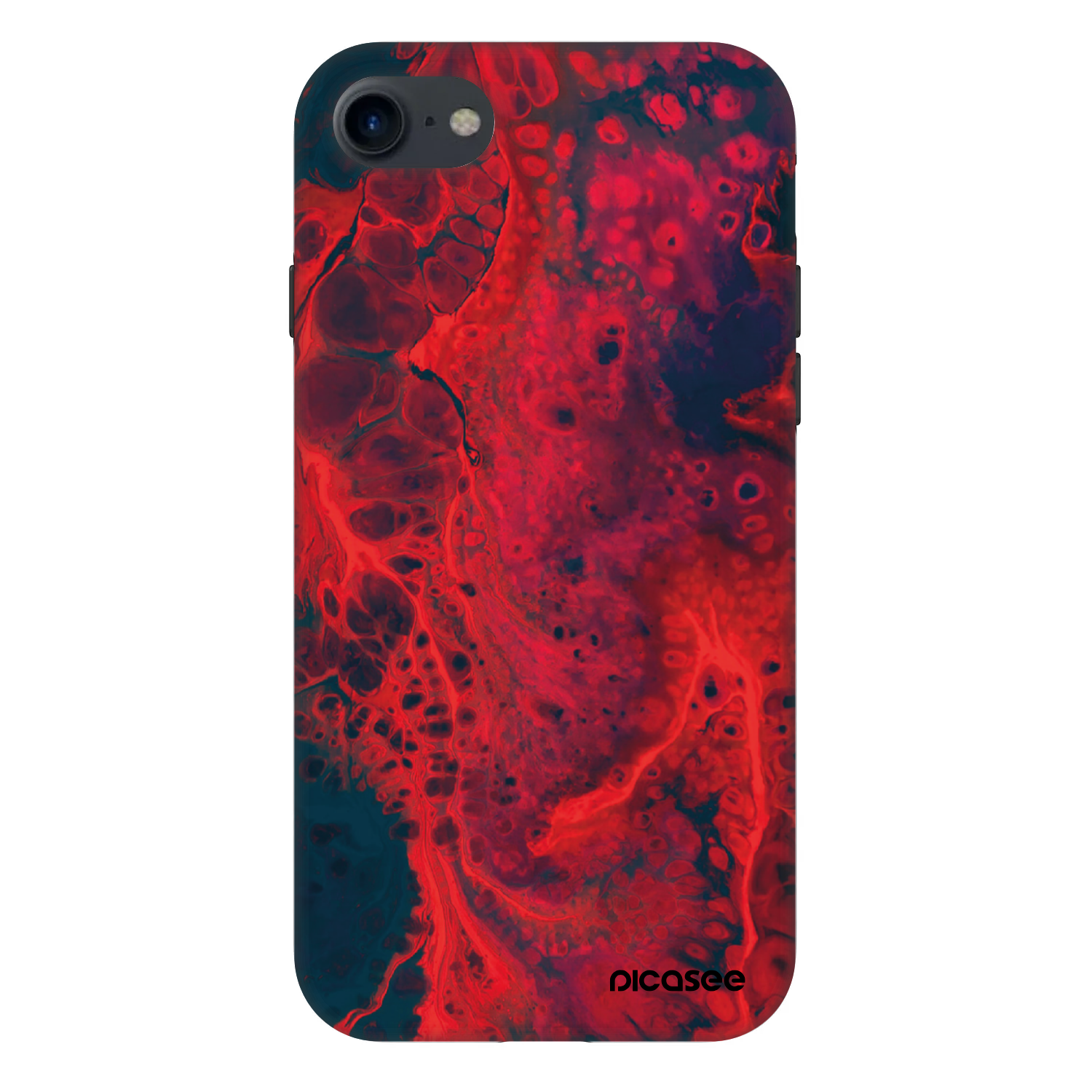Picasee Fashion Case für Apple iPhone SE 2020 - Organic red
