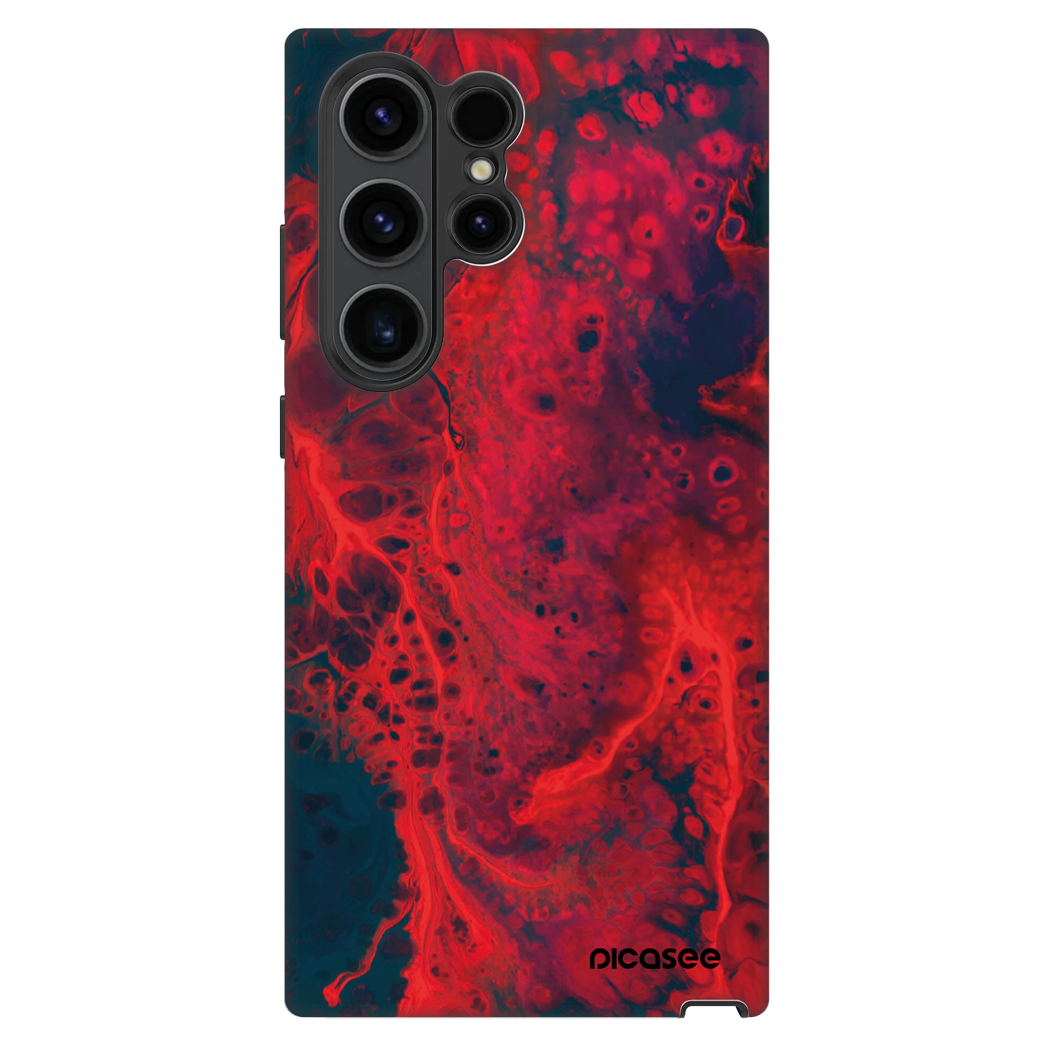 Picasee Fashion Case für Samsung Galaxy S22 Ultra 5G - Organic red