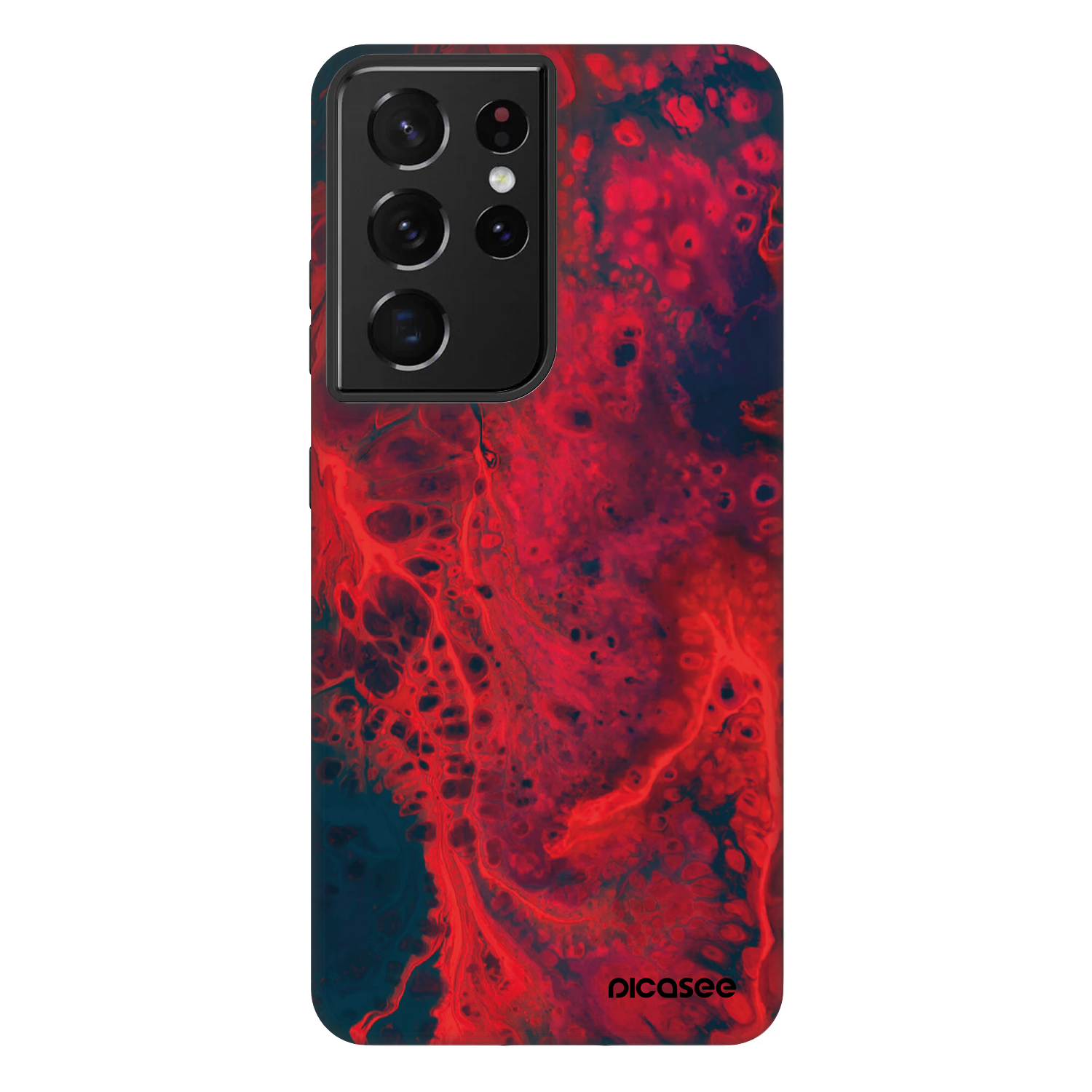 Picasee Fashion Case für Samsung Galaxy S21 Ultra 5G G998B - Organic red