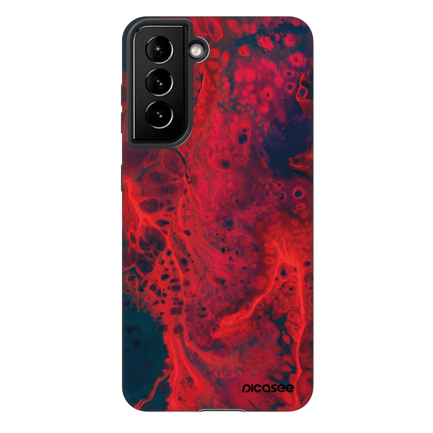 Picasee Fashion Case für Samsung Galaxy S21 FE 5G - Organic red