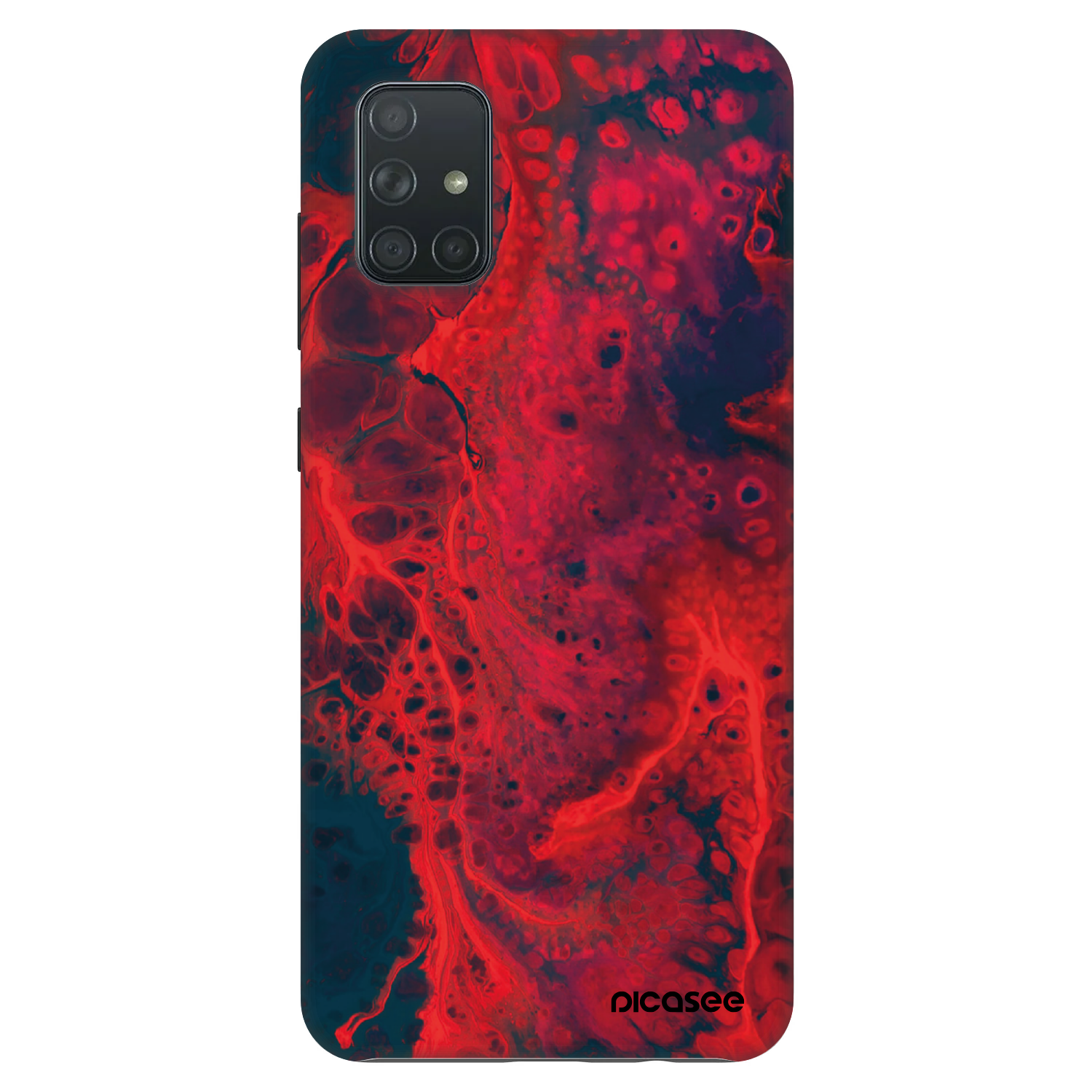 Picasee Fashion Case für Samsung Galaxy A71 A715F - Organic red