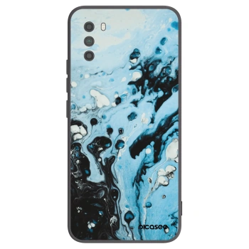 Picasee Xiaomi Poco M3 Hülle - Schwarzes Silikon - Organic blue