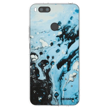 Picasee Xiaomi Redmi A1 Hülle - Transparentes Silikon - Organic blue