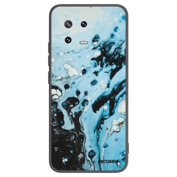 Picasee Xiaomi 13 Pro Hülle - Schwarzes Silikon - Organic blue