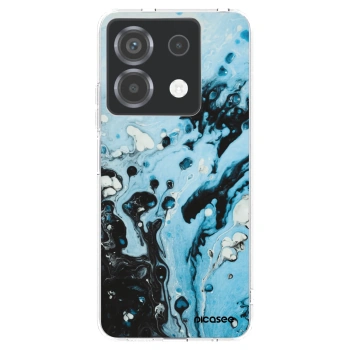 Picasee Xiaomi Poco X6 Hülle - Transparentes Silikon - Organic blue