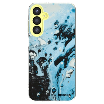 Picasee Samsung Galaxy A25 A256B 5G Hülle - Transparentes Silikon - Organic blue