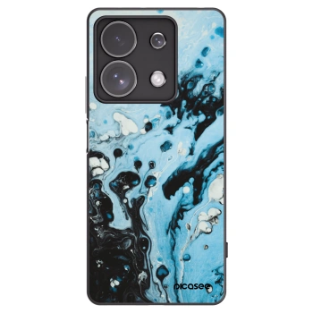 Picasee Xiaomi Redmi Note 13 Pro 4G Hülle - Schwarzes Silikon - Organic blue