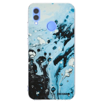 Picasee Huawei P Smart 2019 Hülle - Transparentes Silikon - Organic blue