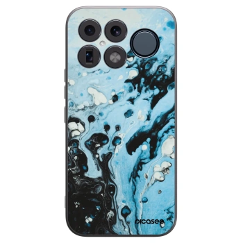 Picasee Xiaomi Poco F8 Ultra Hülle - Schwarzes Silikon - Organic blue