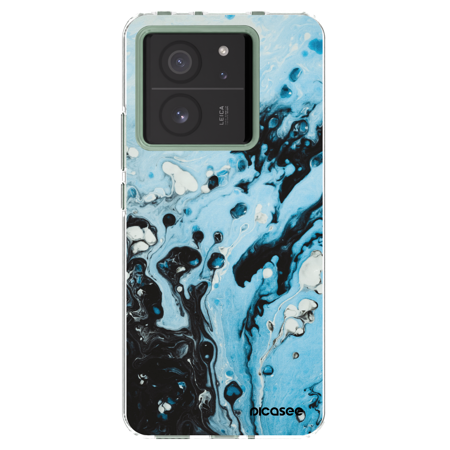 Picasee Xiaomi 13T Pro Hülle - Transparentes Silikon - Organic blue