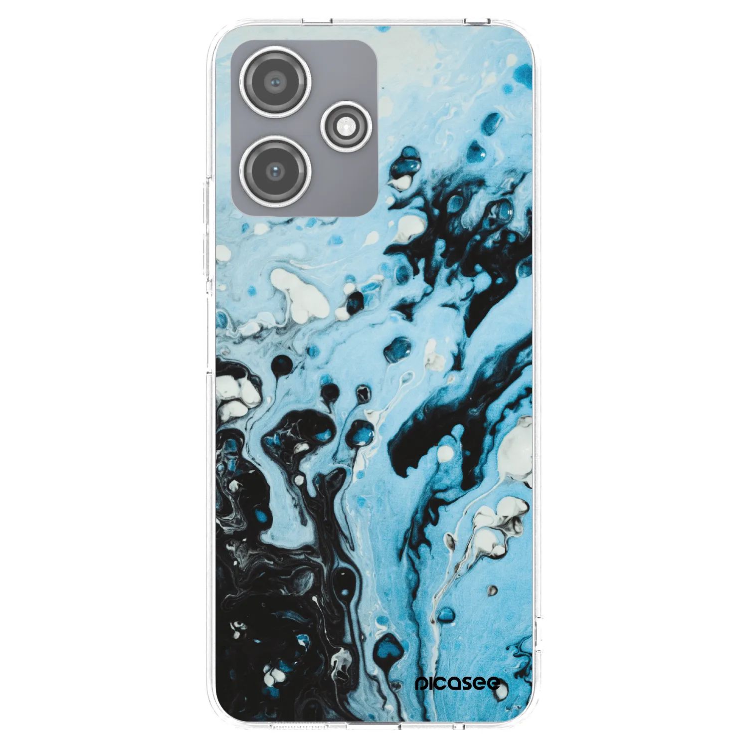 Picasee Xiaomi Redmi 12 5G Hülle - Transparentes Silikon - Organic blue