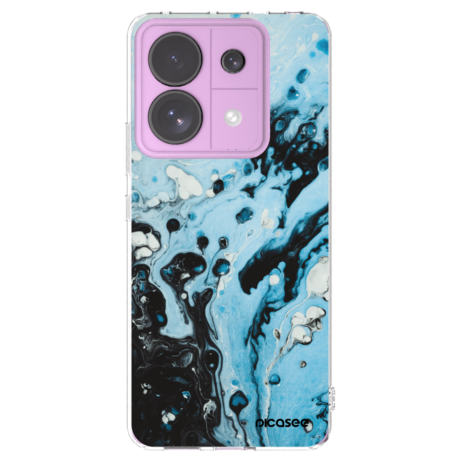 Picasee Xiaomi Redmi Note 13 Pro 5G Hülle - Transparentes Silikon - Organic blue