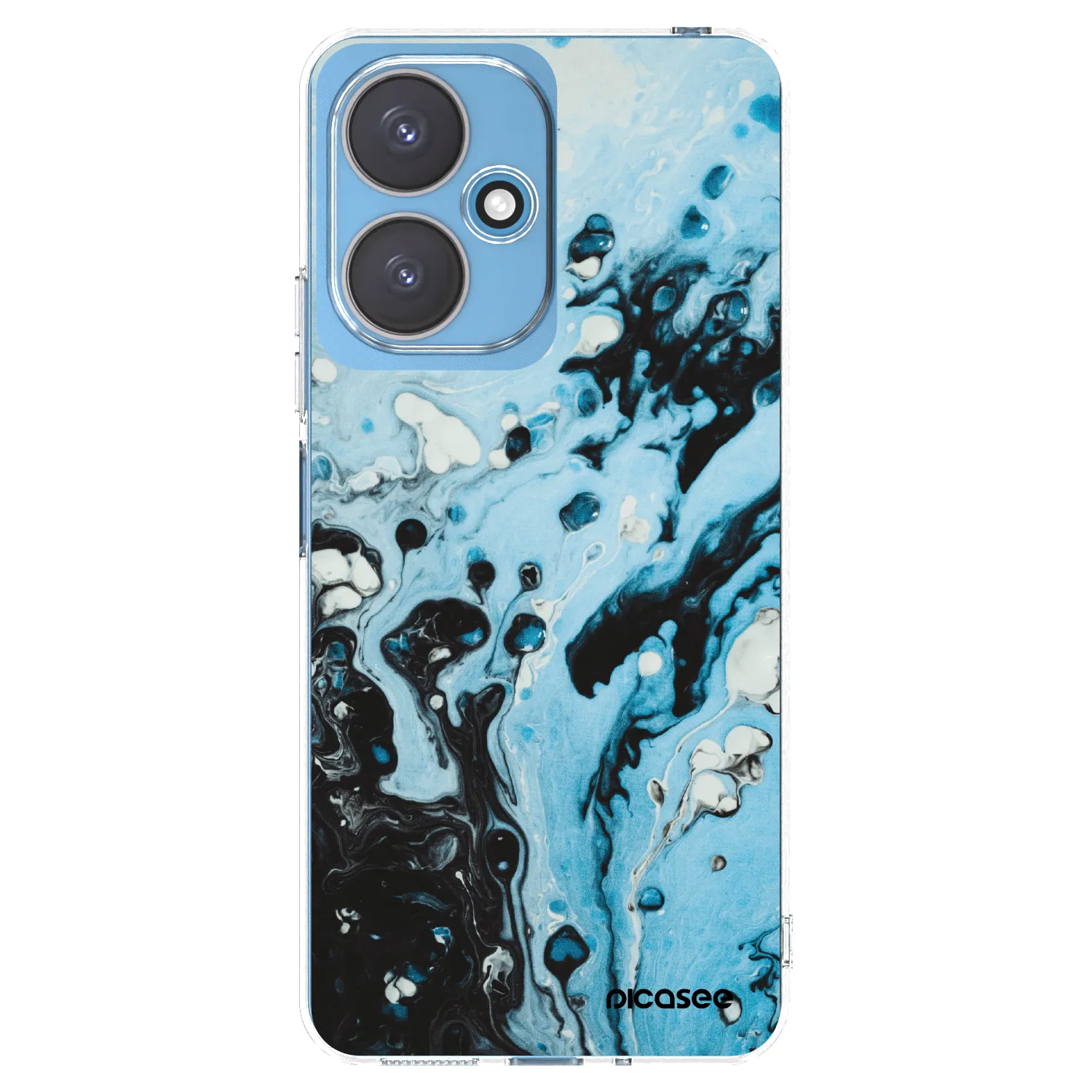 Picasee Xiaomi Redmi 13C 5G Hülle - Transparentes Silikon - Organic blue