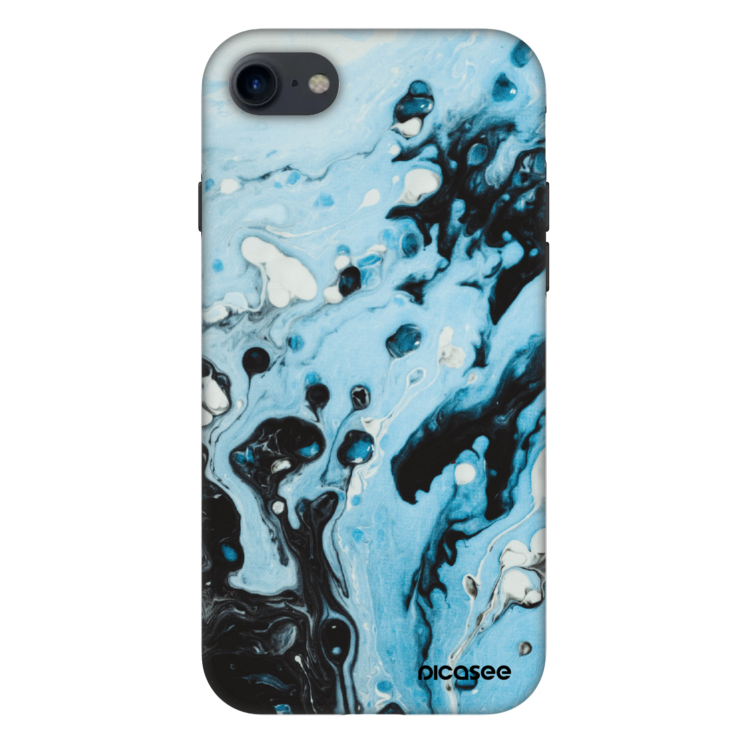 Picasee Fashion Case für Apple iPhone SE 2022 - Organic blue