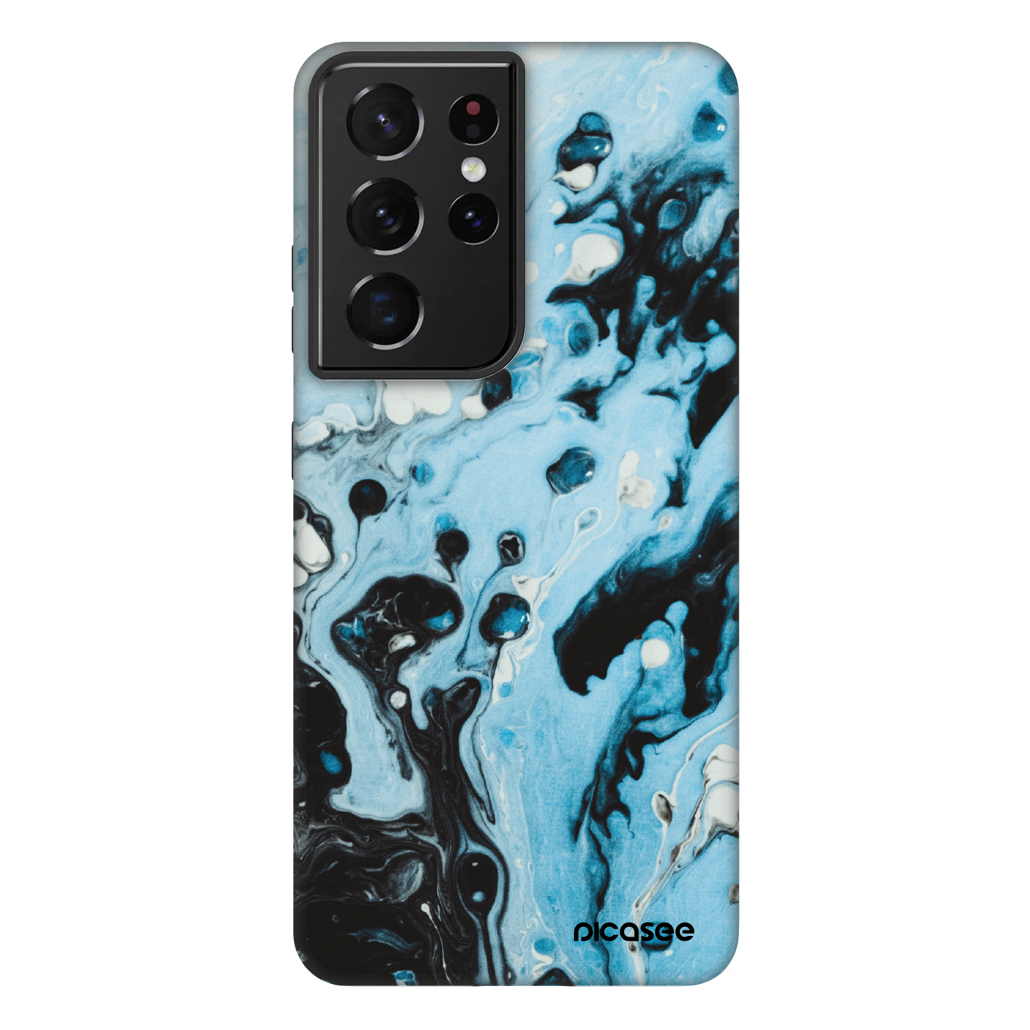 Picasee Fashion Case für Samsung Galaxy S21 Ultra 5G G998B - Organic blue