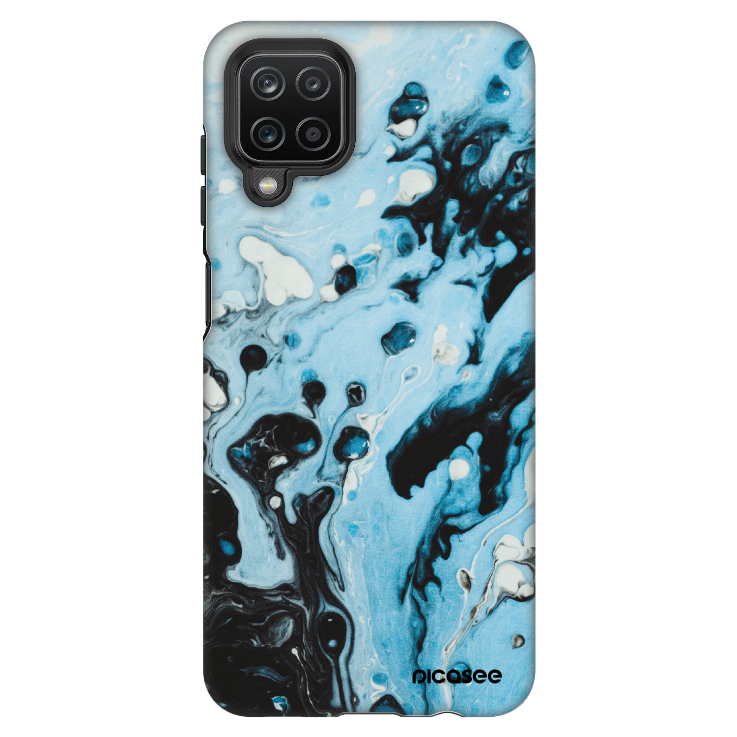 Picasee Fashion Case für Samsung Galaxy A12 A125F - Organic blue