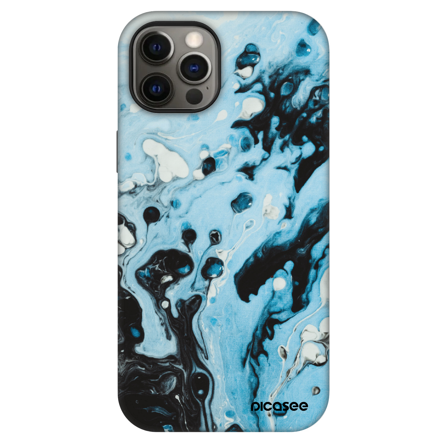 Picasee Fashion Case MagSafe für Apple iPhone 12 - Organic blue