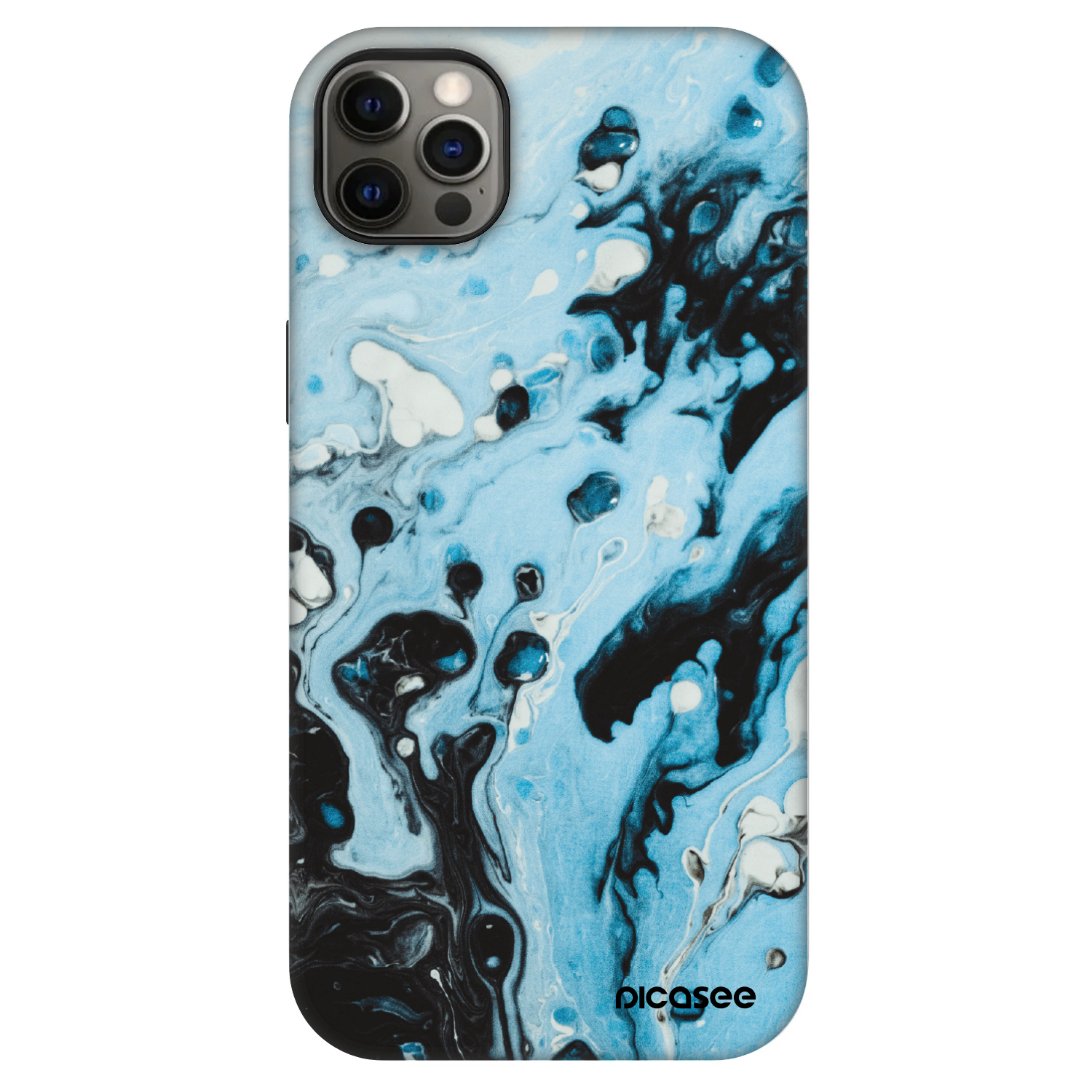 Picasee Fashion Case MagSafe für Apple iPhone 12 Pro Max - Organic blue