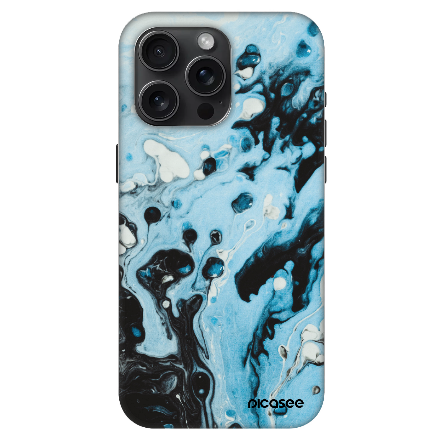 Picasee Fashion Case MagSafe für Apple iPhone 15 Pro Max - Organic blue