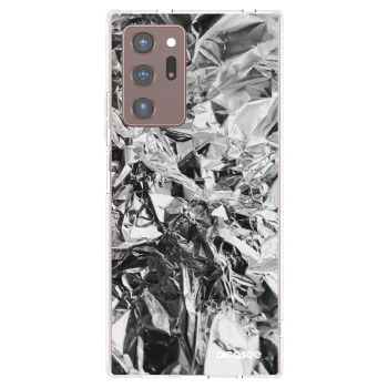 Picasee Samsung Galaxy Note 20 Ultra Hülle - Transparentes Silikon - Chrome