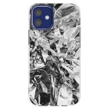 Picasee Apple iPhone 12 mini Hülle - Transparentes Silikon - Chrome