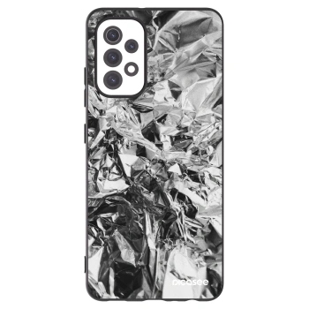 Picasee Samsung Galaxy A32 5G A326B Hülle - Schwarzes Silikon - Chrome