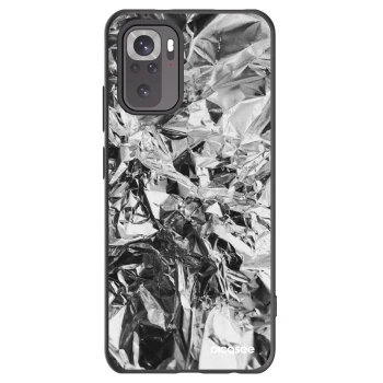 Picasee Xiaomi Redmi Note 10S Hülle - Schwarzes Silikon - Chrome