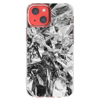 Picasee Apple iPhone 13 mini Hülle - Transparentes Silikon - Chrome