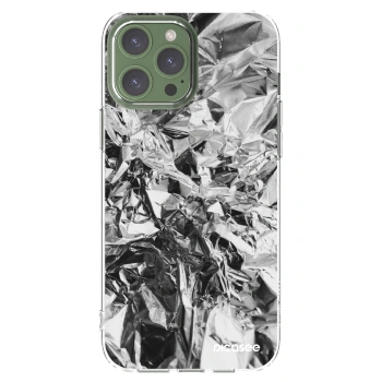 Picasee Apple iPhone 13 Pro Max Hülle - Transparentes Silikon - Chrome