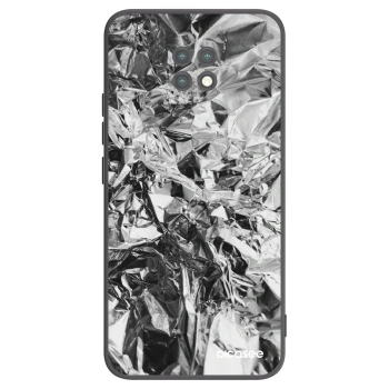 Picasee Xiaomi Redmi Note 9T Hülle - Schwarzes Silikon - Chrome