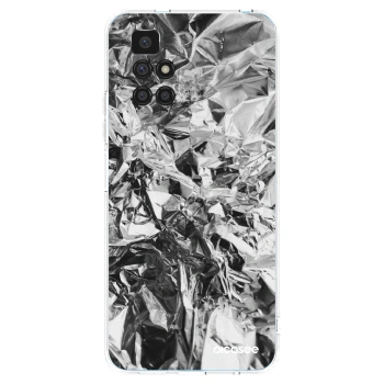 Picasee Xiaomi Redmi 10 Hülle - Transparentes Silikon - Chrome